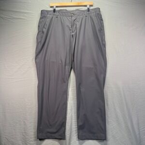 Under Armour Golf Pants Mens 40x30 Gray Match Play Straight Leg Active Travel